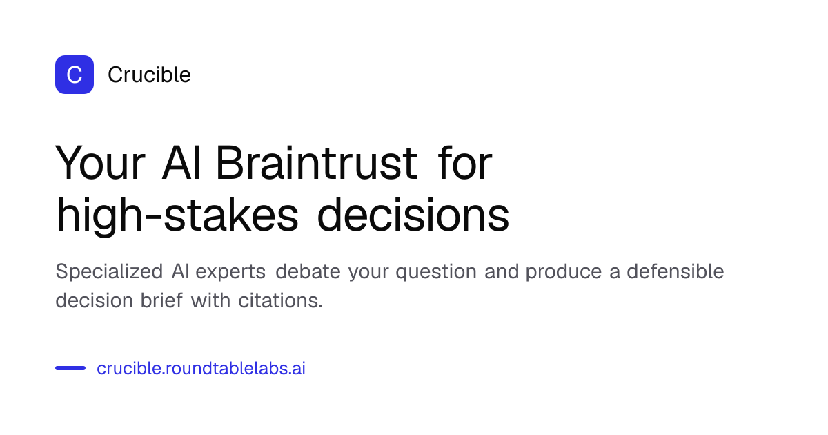 Crucible AI Braintrust 预览图